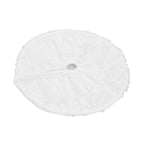 Christmas Tree Skirt Snowy White Christmas Tree Mat for Xmas Festive Holiday Party Decoration Ornaments