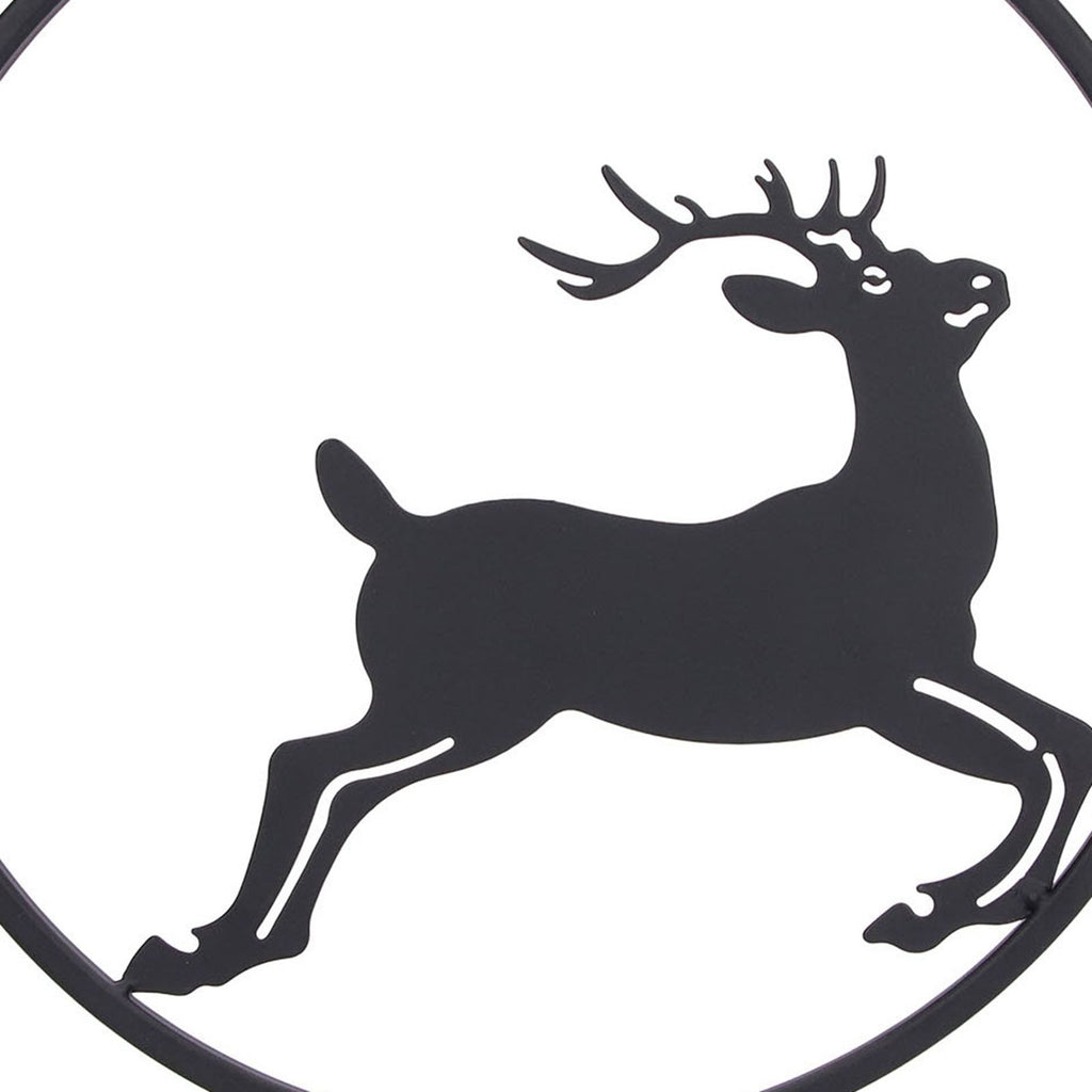 Deer Candle Holder Black European Style Tealight Holder Wall Decoration for Wedding Party