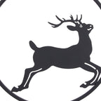 Deer Candle Holder Black European Style Tealight Holder Wall Decoration for Wedding Party