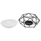 Essential Oil Burners Simple Stylish Design Beautiful Practical Easy to Clean Aromatherapy Metal Candle Holder for Home