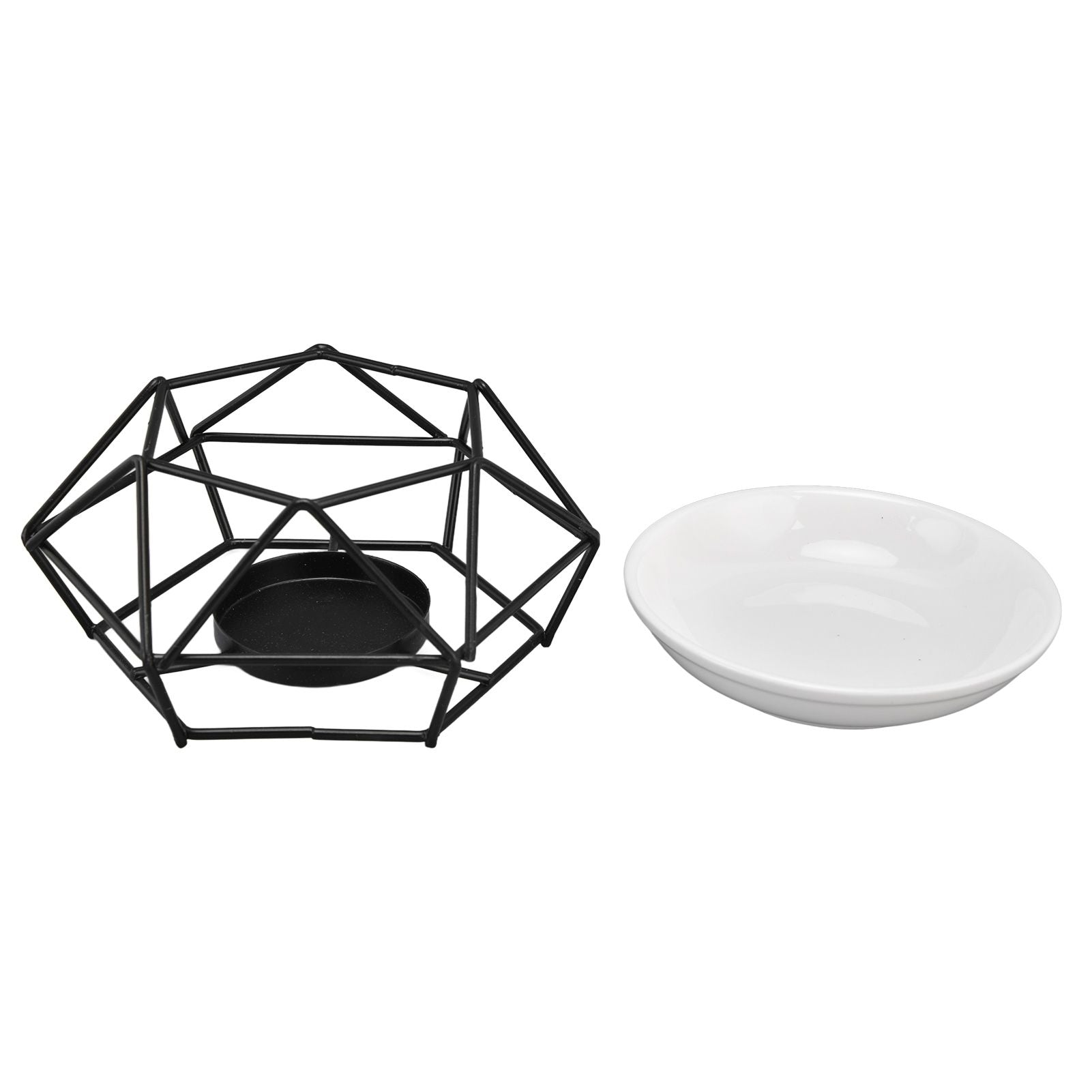 Essential Oil Burners Simple Stylish Design Beautiful Practical Easy to Clean Aromatherapy Metal Candle Holder for Home