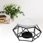Essential Oil Burners Simple Stylish Design Beautiful Practical Easy to Clean Aromatherapy Metal Candle Holder for Home