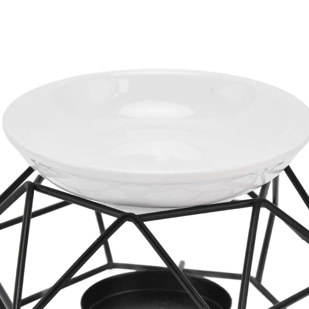 Essential Oil Burners Simple Stylish Design Beautiful Practical Easy to Clean Aromatherapy Metal Candle Holder for Home
