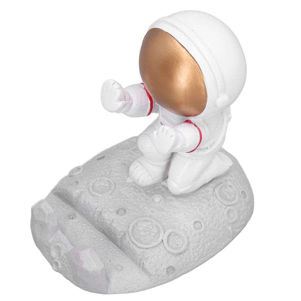 Mobile Phone Holder Astronaut Shape Exquisite Beautiful Environmentally Friendly Bracket OrnamentGolden Astronaut Push