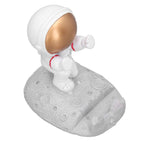 Mobile Phone Holder Astronaut Shape Exquisite Beautiful Environmentally Friendly Bracket OrnamentGolden Astronaut Push