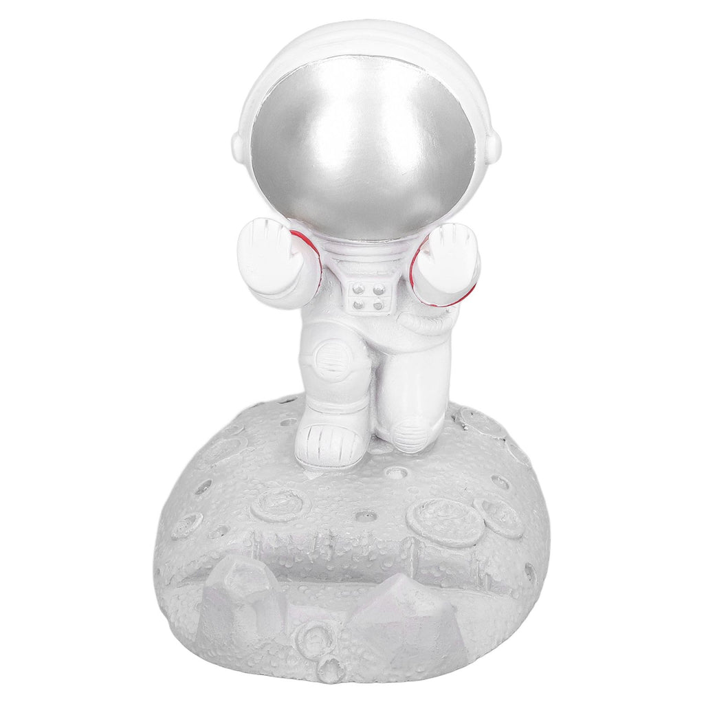 Mobile Phone Holder Astronaut Shape Exquisite Beautiful Environmentally Friendly Bracket OrnamentSilver Astronaut Push