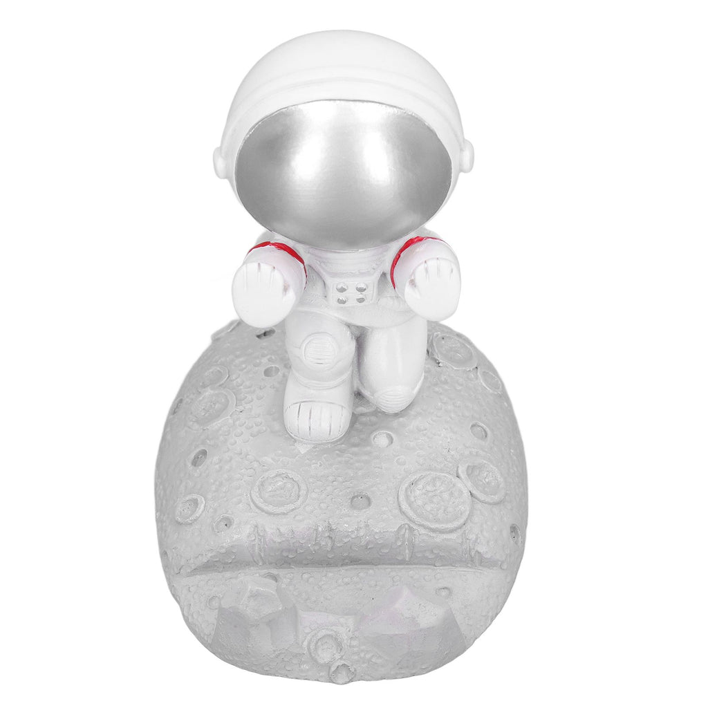Mobile Phone Holder Astronaut Shape Exquisite Beautiful Environmentally Friendly Bracket OrnamentSilver Astronaut Push