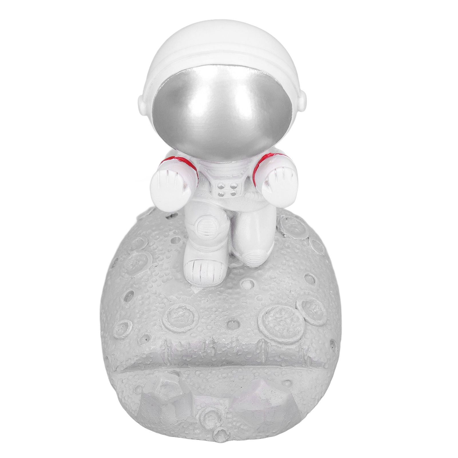 Mobile Phone Holder Astronaut Shape Exquisite Beautiful Environmentally Friendly Bracket OrnamentSilver Astronaut Push