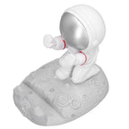 Mobile Phone Holder Astronaut Shape Exquisite Beautiful Environmentally Friendly Bracket OrnamentSilver Astronaut Push
