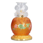 Buddhist Temple Flower Light Glazed Buddha Oil Lamp for Churches Temple Shops Sacrifices