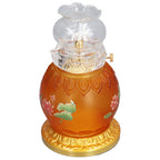 Buddhist Temple Flower Light Glazed Buddha Oil Lamp for Churches Temple Shops Sacrifices