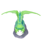 Resin Flying Dragon Statue Holding Ball Dragon Sculpture Decoration for Bedroom Study Room Garden Corridor Hallway