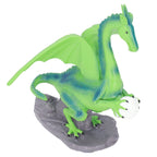Resin Flying Dragon Statue Holding Ball Dragon Sculpture Decoration for Bedroom Study Room Garden Corridor Hallway