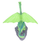 Resin Flying Dragon Statue Holding Ball Dragon Sculpture Decoration for Bedroom Study Room Garden Corridor Hallway