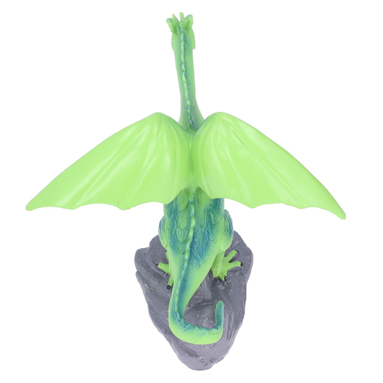 Resin Flying Dragon Statue Holding Ball Dragon Sculpture Decoration for Bedroom Study Room Garden Corridor Hallway