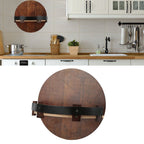 Wine Rack Hanging Hook Stylish Design Fine Workmanship Easy Installation Wood Material Wine Holder