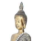 Buddha Ornament Resin Retro Small Decorative Desktop Sitting Buddha Statue for Home Office