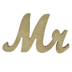 Mr Mrs Sign Wedding Table Decorations English Letter Ornament Props for Festival Anniversary PartyGold
