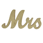 Mr Mrs Sign Wedding Table Decorations English Letter Ornament Props for Festival Anniversary PartyGold