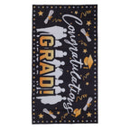 Graduation Banner 71x38in Durable Polyester Fabrics Fadeless 4 Eyelets Easy Installation Congrats Grad Banner for Party C