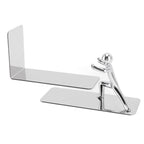 Metal Bookends Kung Fu Man Design Durable Rustproof Metal High Stability Book Ends for Home Office Library