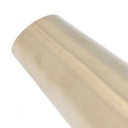 Gold Vase 304 Stainless Steel Conic Shape Narrow Mouth Simple Modern Style Desk Vase for Home Office Dormitory