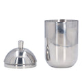 Cotton Swab Holders 304 Stainless Steel Light Luxury Dustproof Cotton Swab Canisters with Lid for Home Bathroom