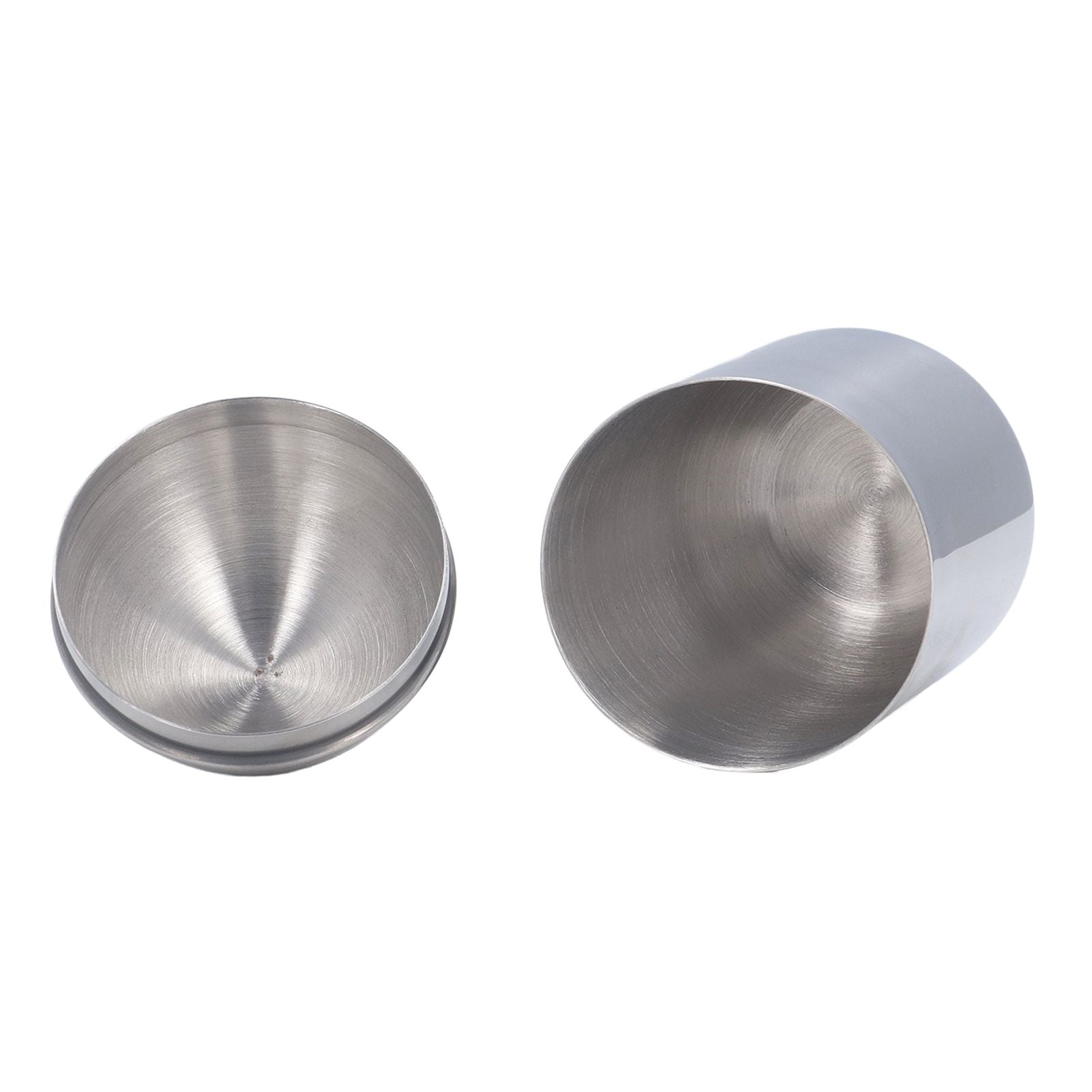 Cotton Swab Holders 304 Stainless Steel Light Luxury Dustproof Cotton Swab Canisters with Lid for Home Bathroom