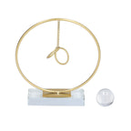 Crystal Ball Ornament Modern Simple Abstract Style Add Vitality Safe Durable Widely Used Fortune Teller Crystal Ball
