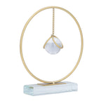 Crystal Ball Ornament Modern Simple Abstract Style Add Vitality Safe Durable Widely Used Fortune Teller Crystal Ball