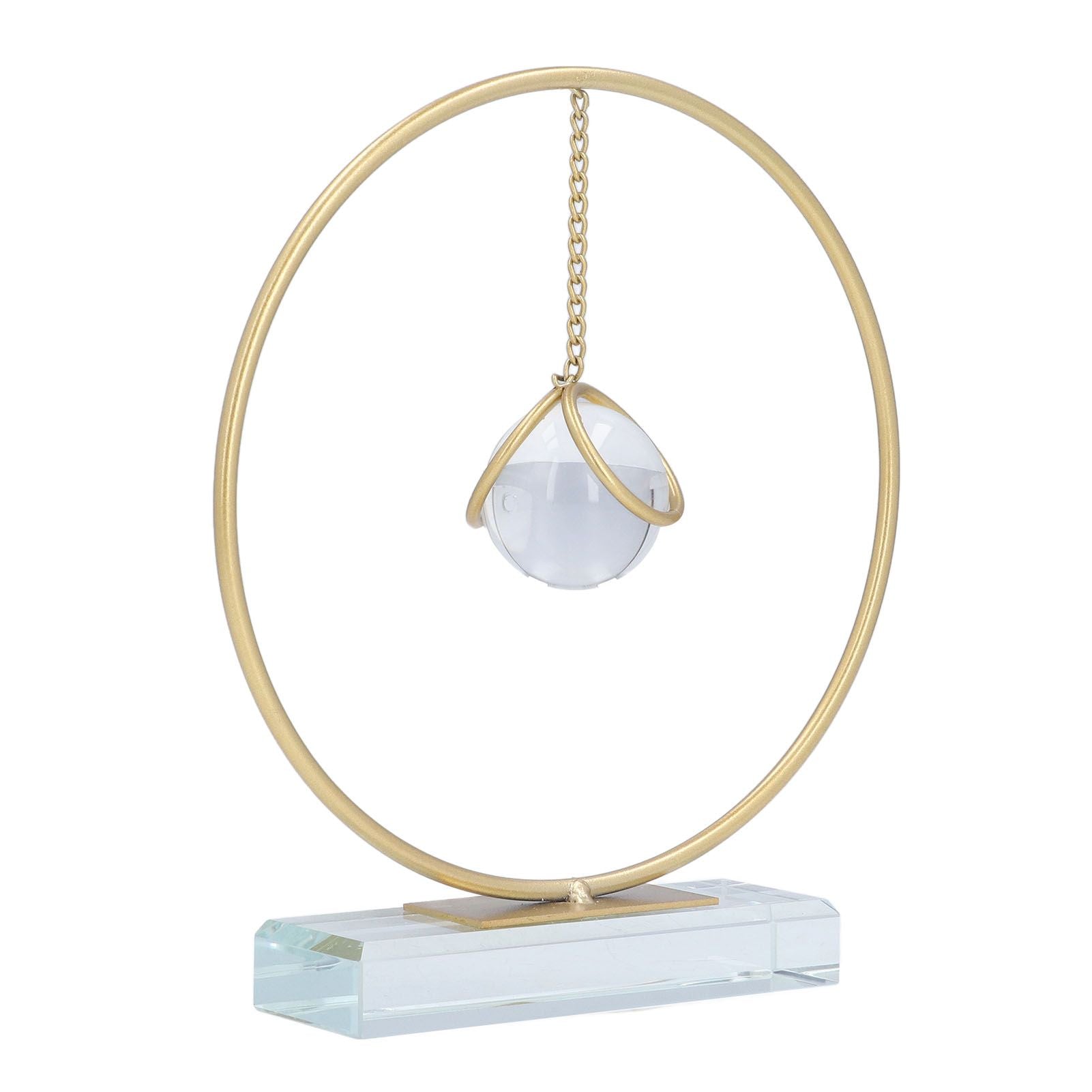 Crystal Ball Ornament Modern Simple Abstract Style Add Vitality Safe Durable Widely Used Fortune Teller Crystal Ball