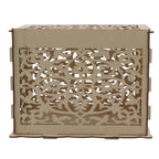 DIY Hollow Wooden Box Gift Card Money Case Wedding Reception Decoration Box Easy Assembly JM01319 Small