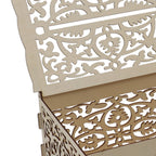 DIY Hollow Wooden Box Gift Card Money Case Wedding Reception Decoration Box Easy Assembly JM01319 Small