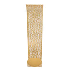 Shelving Solution Wall Sconce Candle Holder Gold Hollow Carved Exquisite Details Metal Wall Candle Holder for Bedrooms