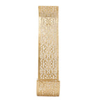 Shelving Solution Wall Sconce Candle Holder Gold Hollow Carved Exquisite Details Metal Wall Candle Holder for Bedrooms
