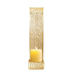 Shelving Solution Wall Sconce Candle Holder Gold Hollow Carved Exquisite Details Metal Wall Candle Holder for Bedrooms