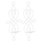 2 Sets Iron Wall Candle Sconce Holder Foldable Deformation Resistance Innovative Wall Candle Holder for Bedroom Dining Room White
