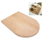 Wooden Bread Tray Natural Safe Multifunction Bread Dessert Tray for Home KitchenOval