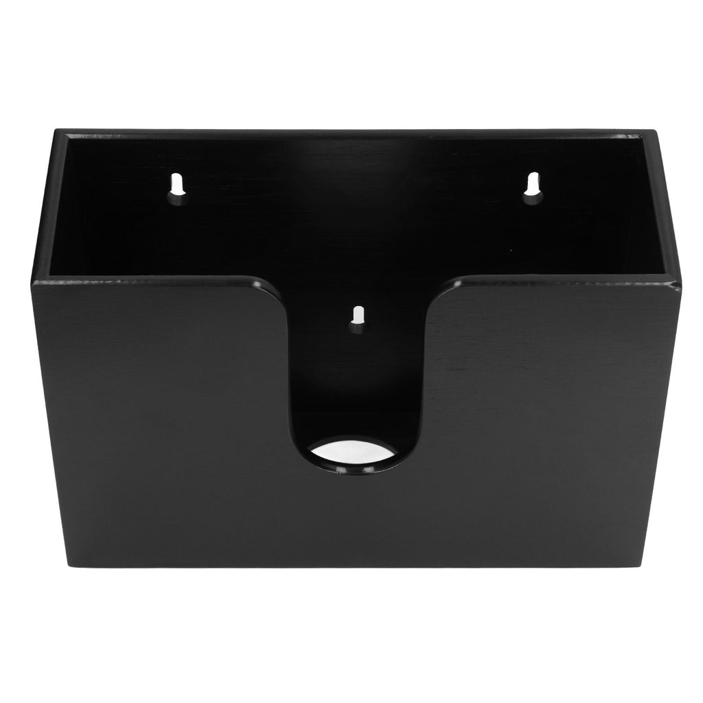 Bamboo Paper Towel Dispenser Countertop Wall Mounted Multifold Napkin Box for Bathroom