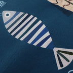 Floor Mat Prevent Slip Wearable Comfortable Cute Pattern Kitchen Pad for Living Room Bathroom Doorway Fish 40x60cm / 15.8x23.6in