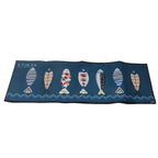 Floor Mat Prevent Slip Wearable Comfortable Cute Pattern Kitchen Pad for Living Room Bathroom Doorway Fish 40x120cm / 15.8x47.2in