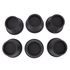 6Pcs Furniture Risers Round Plastic Furniture Lift Riser for Bed Table Couch Black 2.8in