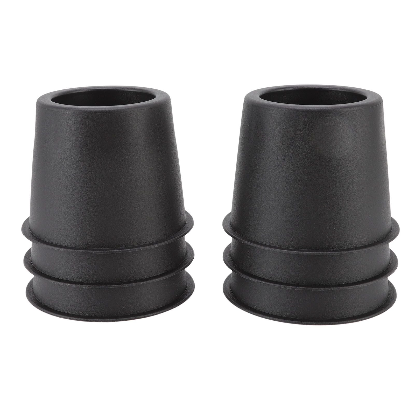 6 PCS Anti Vibration Pads Sofa Feet Pad Furniture Riser Mat for Table Cabinet Bed 3in Black Round