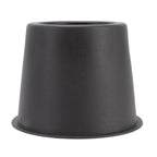 6 PCS Anti Vibration Pads Sofa Feet Pad Furniture Riser Mat for Table Cabinet Bed 3in Black Round