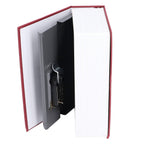 Book Shaped Steel Safe Classic Secret Book Safe Lock Password Type Household Storage BoxRed