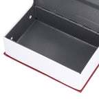 Book Shaped Steel Safe Classic Secret Book Safe Lock Password Type Household Storage BoxRed