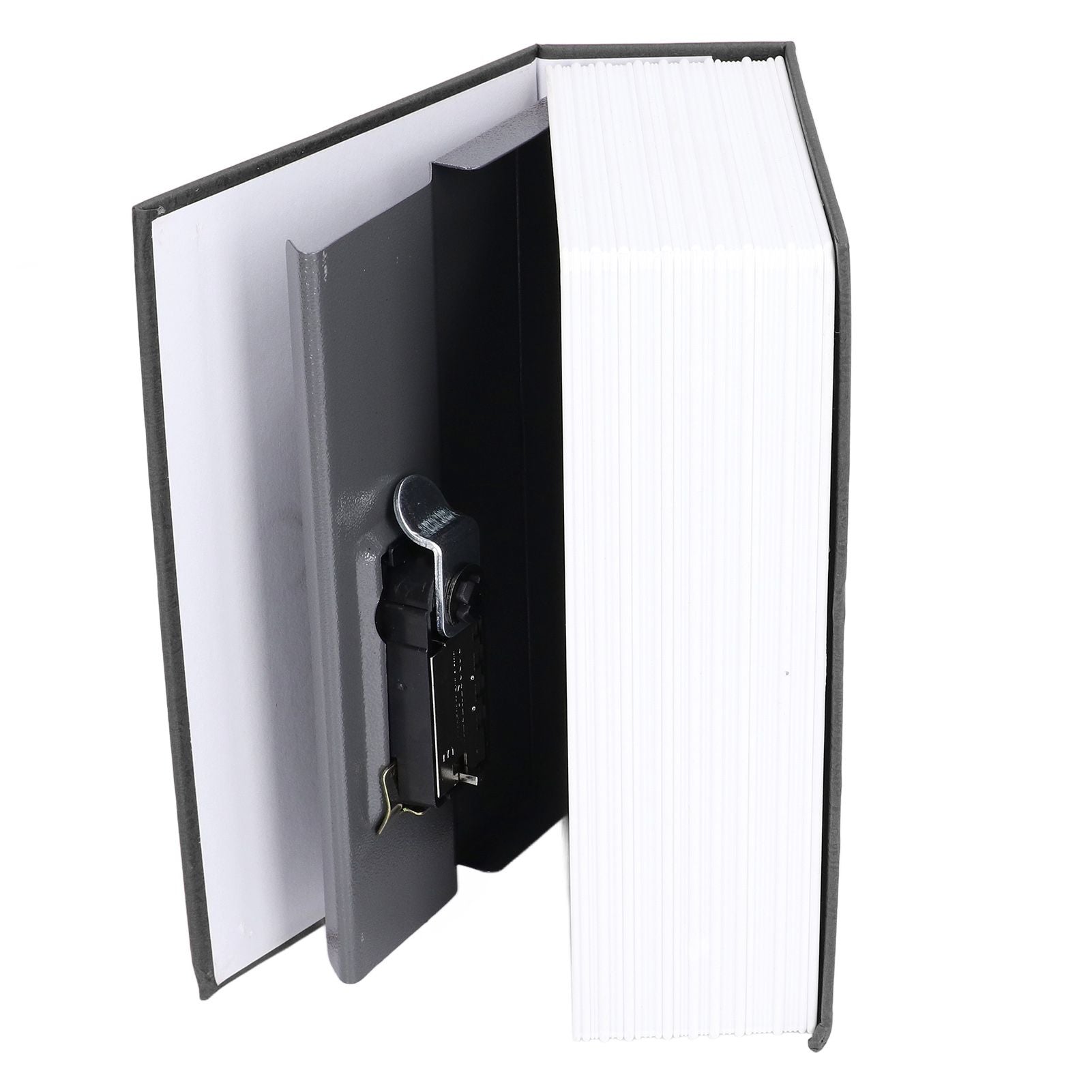 Book Shaped Steel Safe Classic Secret Book Safe Lock Password Type Household Storage BoxBlack