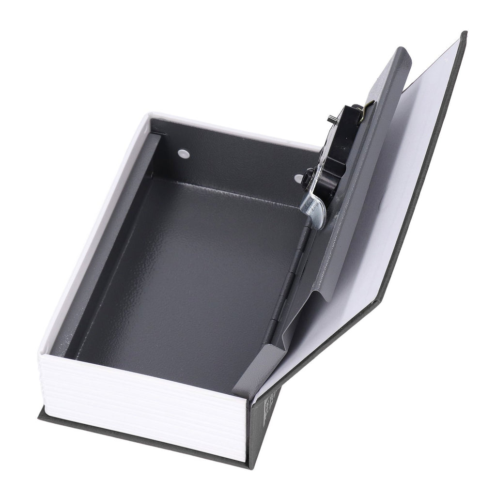 Book Shaped Steel Safe Classic Secret Book Safe Lock Password Type Household Storage BoxBlack