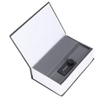 Book Shaped Steel Safe Classic Secret Book Safe Lock Password Type Household Storage BoxBlack