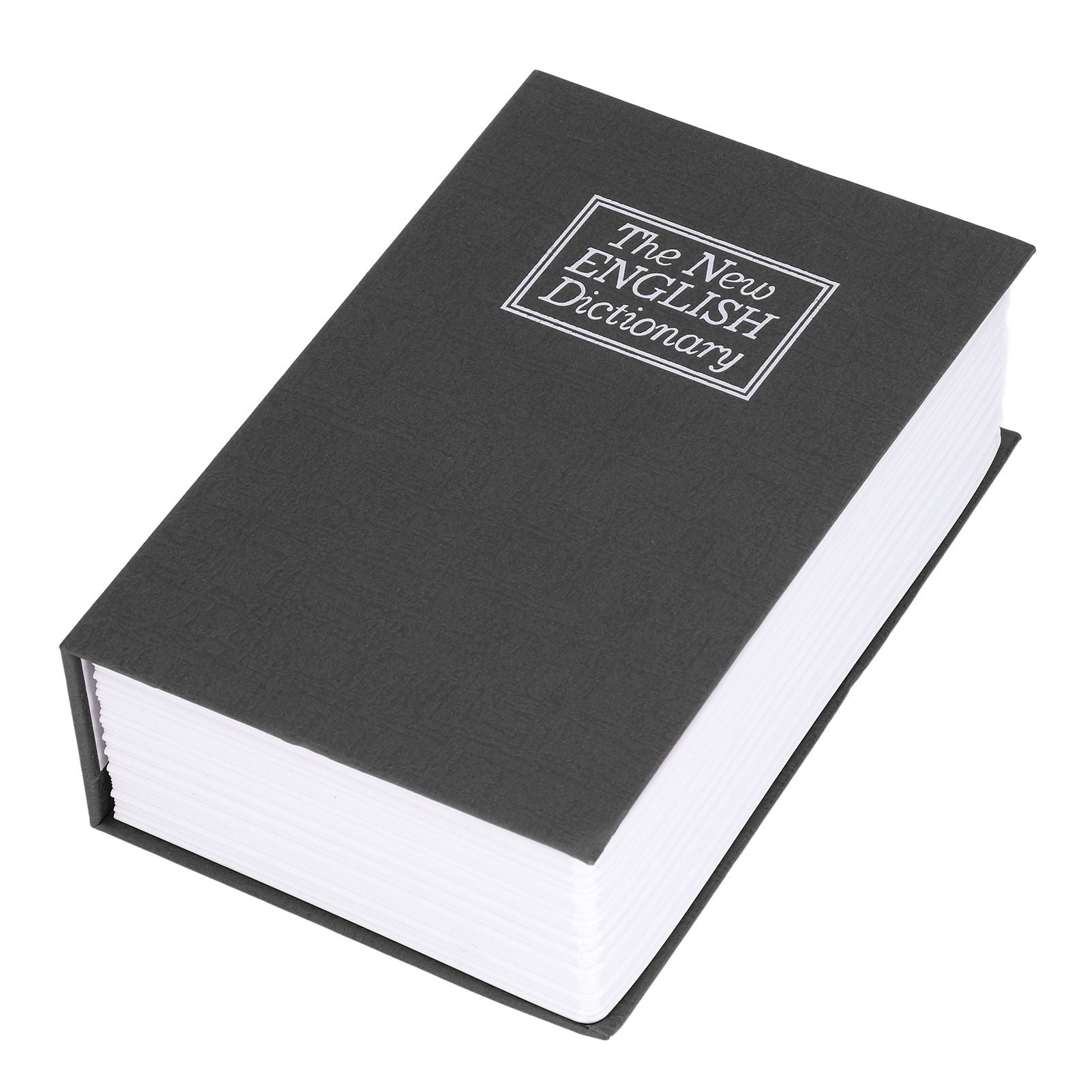 Book Shaped Steel Safe Classic Secret Book Safe Lock Password Type Household Storage BoxBlack